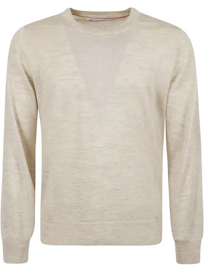 BRUNELLO CUCINELLI CREW-NECK FINE-KNIT SWEATER