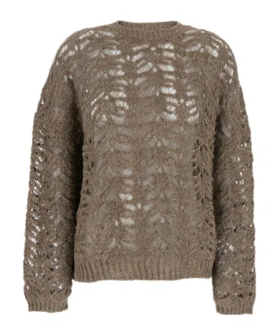 BRUNELLO CUCINELLI BRUNELLO CUCINELLI CREWNECK KNITTED SWEATER