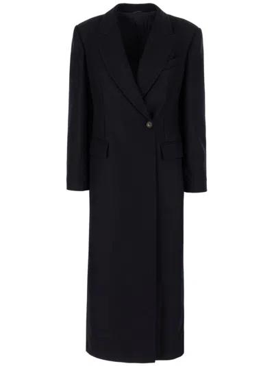 BRUNELLO CUCINELLI DOUBLE-BREASTED COAT