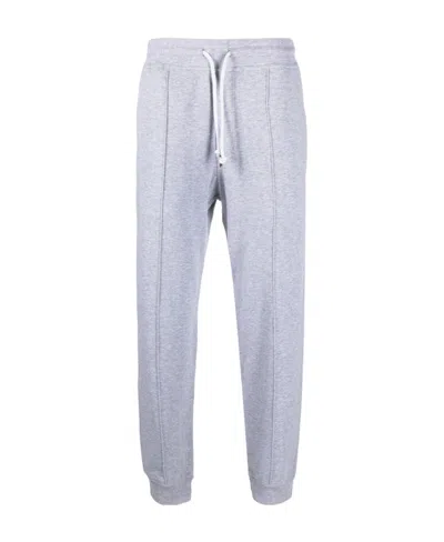 BRUNELLO CUCINELLI DRAWSTRING-WAISTBAND STRETCH-COTTON TRACK PANTS
