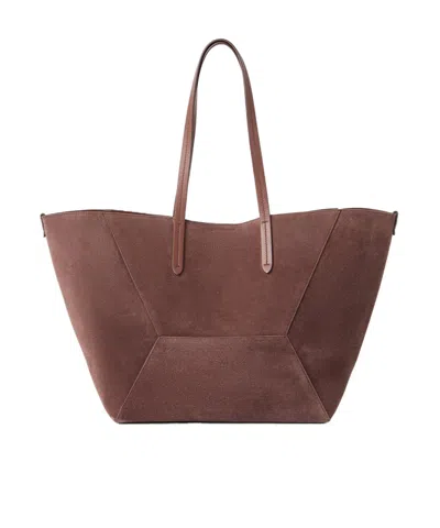 BRUNELLO CUCINELLI DUO SUEDE TOTE BAG