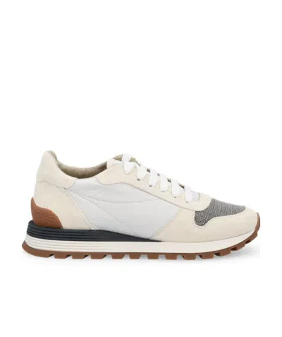 BRUNELLO CUCINELLI BRUNELLO CUCINELLI PANELLED LOW-TOP SNEAKERS