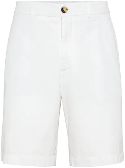 BRUNELLO CUCINELLI GARMENT-DYED BERMUDA SHORTS