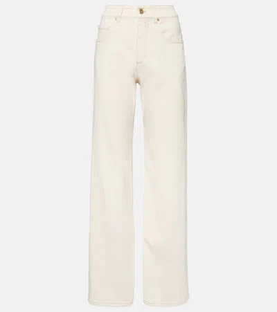 BRUNELLO CUCINELLI GARMENT-DYED WIDE-LEG JEANS