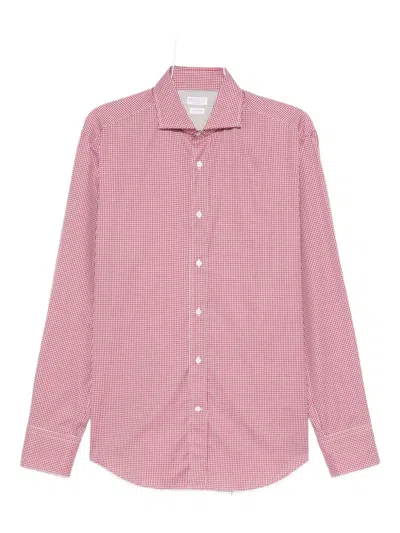BRUNELLO CUCINELLI GINGHAM SHIRT