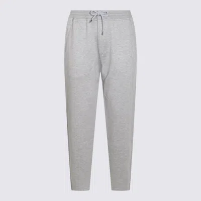 BRUNELLO CUCINELLI GREY COTTON PANTS