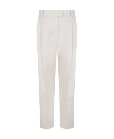 BRUNELLO CUCINELLI BRUNELLO CUCINELLI PLEATED STRAIGHT LEG TROUSERS