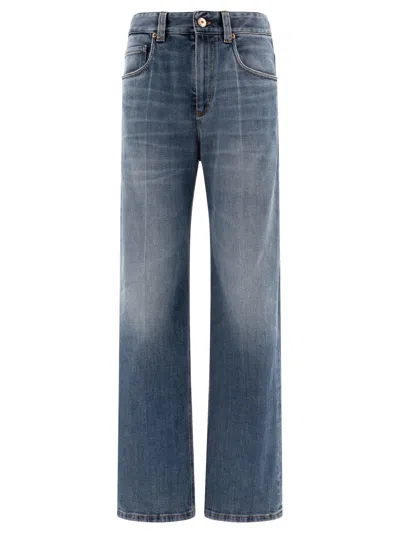 BRUNELLO CUCINELLI BRUNELLO CUCINELLI JEANS WITH SHINY TAB