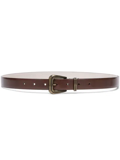 BRUNELLO CUCINELLI LEATHER BELT