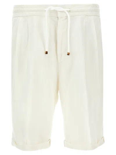 BRUNELLO CUCINELLI BRUNELLO CUCINELLI LINEN BERMUDA SHORTS