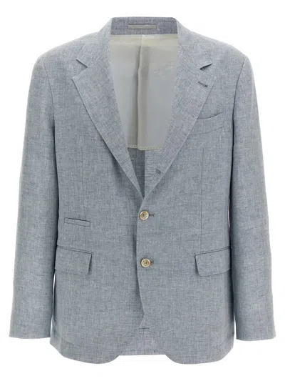 BRUNELLO CUCINELLI BRUNELLO CUCINELLI LINEN BLAZER