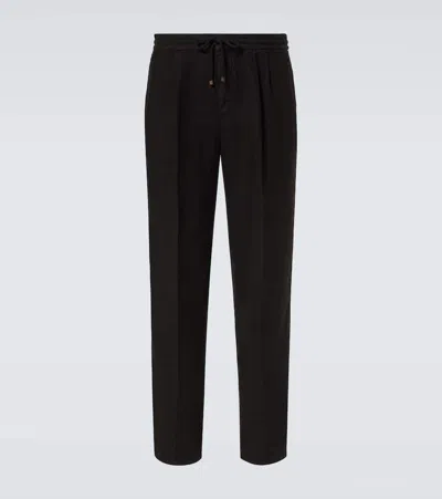 BRUNELLO CUCINELLI LINEN CHINOS