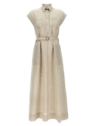 BRUNELLO CUCINELLI LINEN DRESS