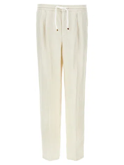 BRUNELLO CUCINELLI LINEN TROUSERS