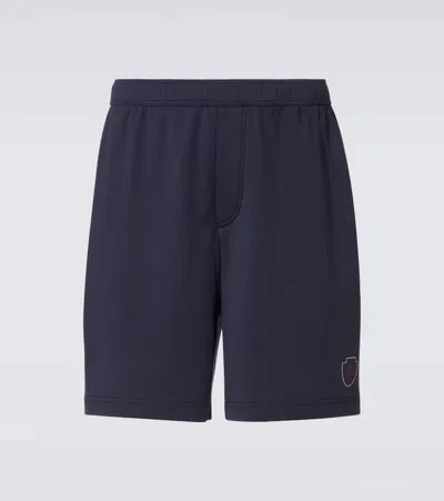 BRUNELLO CUCINELLI LOGO COTTON JERSEY SHORTS