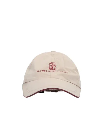 BRUNELLO CUCINELLI LOGO-EMBROIDERED CAP