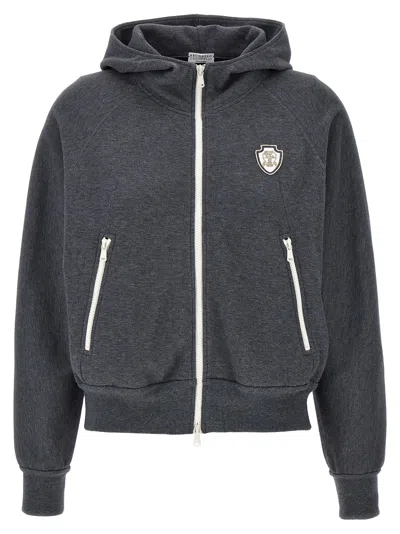 BRUNELLO CUCINELLI LOGO HOODIE