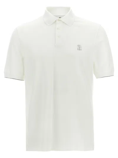 BRUNELLO CUCINELLI BRUNELLO CUCINELLI LOGO PIQUÉ POLO SHIRT