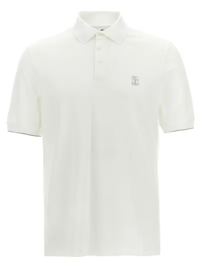 BRUNELLO CUCINELLI BRUNELLO CUCINELLI LOGO PIQUÉ POLO SHIRT