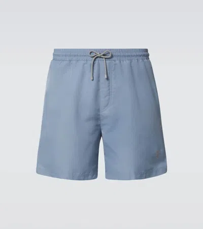 BRUNELLO CUCINELLI LOGO SWIM TRUNKS