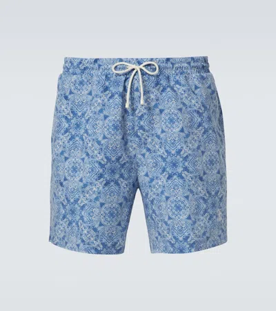 BRUNELLO CUCINELLI LOGO SWIM TRUNKS