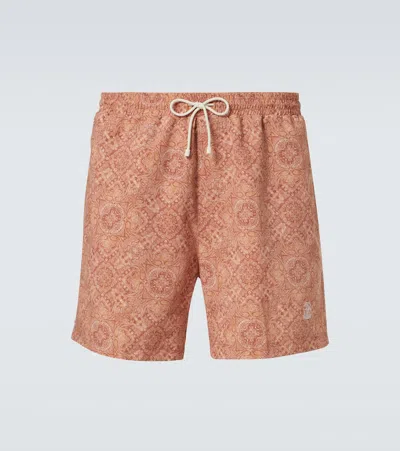 BRUNELLO CUCINELLI LOGO SWIM TRUNKS