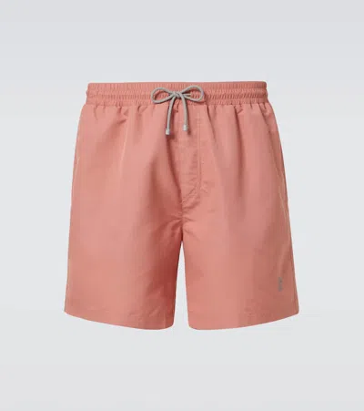 BRUNELLO CUCINELLI LOGO SWIM TRUNKS