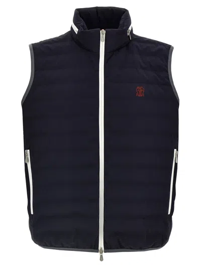 BRUNELLO CUCINELLI LOGO VEST