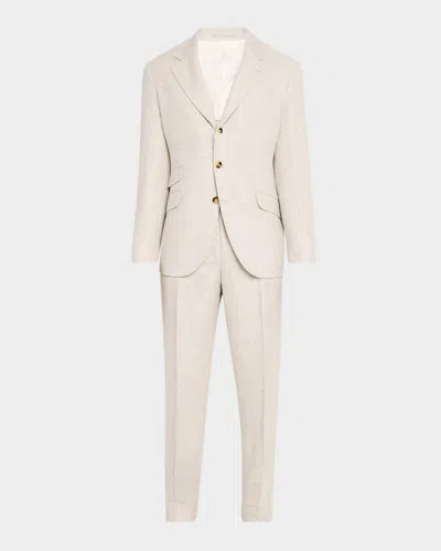 BRUNELLO CUCINELLI MEN'S CAVALLO TWO-PIECE SUIT