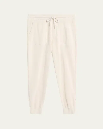 BRUNELLO CUCINELLI MEN'S RIBBED COTTON SWEATPANTS