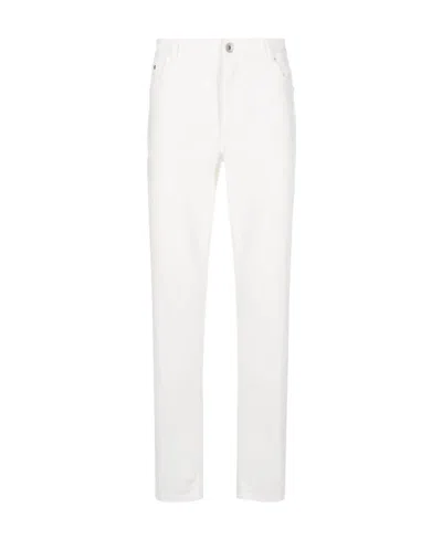 BRUNELLO CUCINELLI BRUNELLO CUCINELLI LOGO PATCH STRAIGHT-LEG JEANS