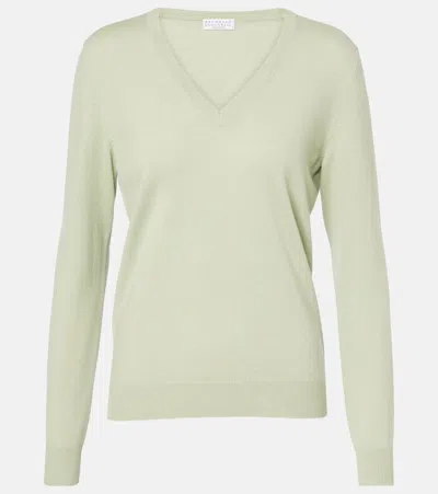 BRUNELLO CUCINELLI MONILI CASHMERE SWEATER