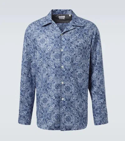 BRUNELLO CUCINELLI PAISLEY COTTON SHIRT