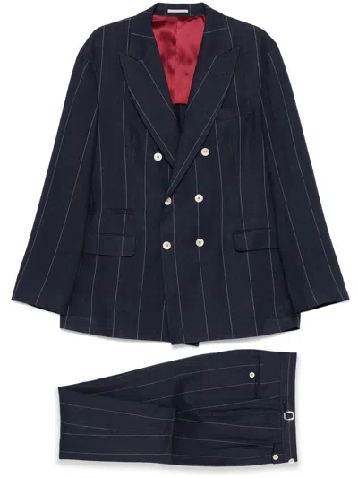BRUNELLO CUCINELLI PINSTRIPED SUIT
