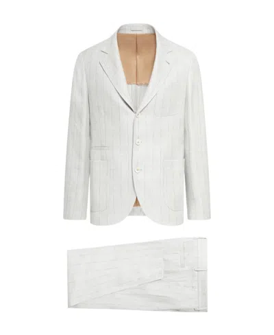 BRUNELLO CUCINELLI PINSTRIPED TWO-PIECE SUIT