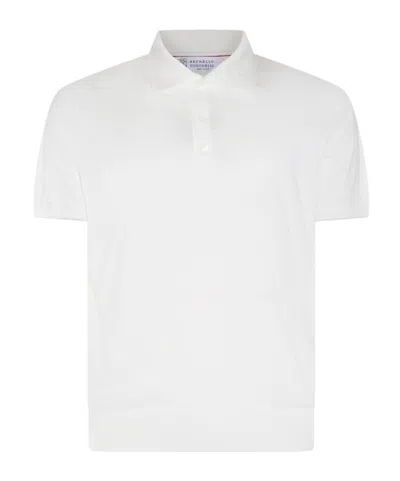 BRUNELLO CUCINELLI BRUNELLO CUCINELLI SHORT-SLEEVED BUTTONED POLO SHIRT