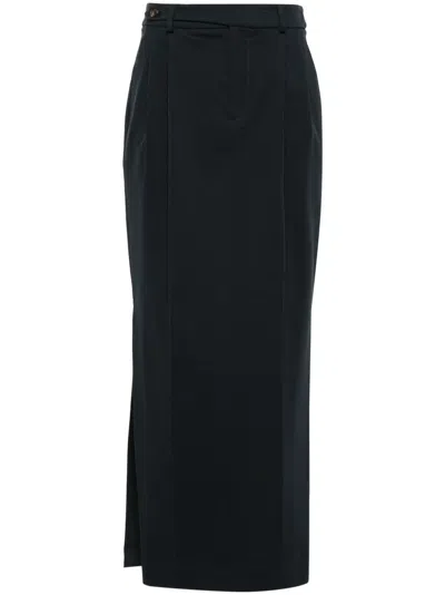 BRUNELLO CUCINELLI PLEAT-DETAILING PENCIL SKIRT