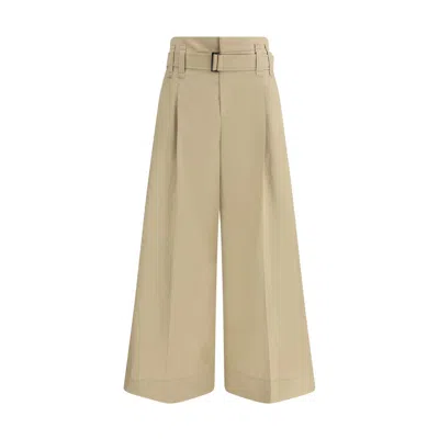 BRUNELLO CUCINELLI PLEATED CROP PANTS