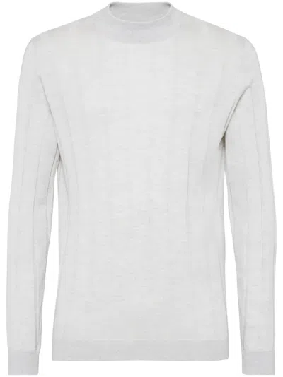 BRUNELLO CUCINELLI RIBBED TURTLENECK JUMPER
