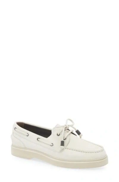 BRUNELLO CUCINELLI BRUNELLO CUCINELLI SAIL MONILI TRIM BOAT SHOE