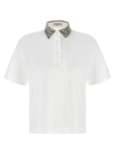 BRUNELLO CUCINELLI BRUNELLO CUCINELLI SEQUIN POLO SHIRT