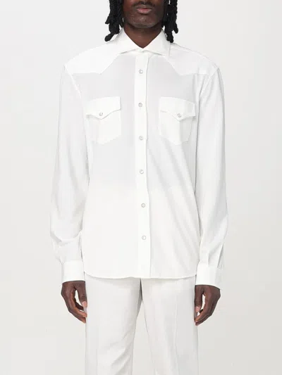 BRUNELLO CUCINELLI SHIRT BRUNELLO CUCINELLI MEN COLOR WHITE