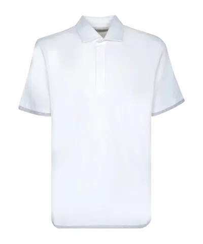 BRUNELLO CUCINELLI BRUNELLO CUCINELLI SHORT SLEEVED STRAIGHT HEM POLO SHIRT