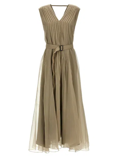 BRUNELLO CUCINELLI BRUNELLO CUCINELLI SILK DRESS