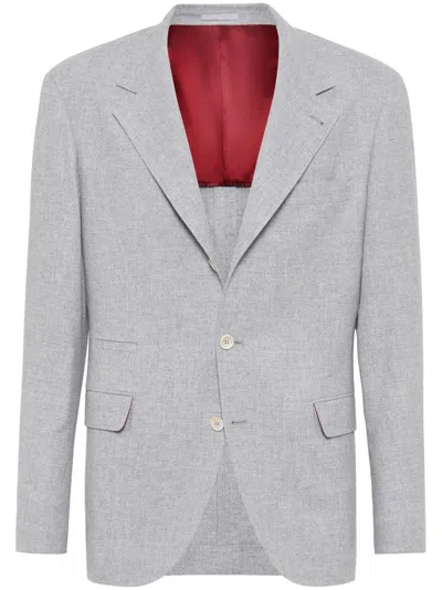 BRUNELLO CUCINELLI SINGLE-BREASTED BLAZER