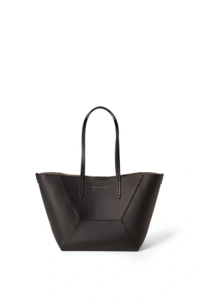 BRUNELLO CUCINELLI BRUNELLO CUCINELLI SMALL CALFSKIN BC DUO BAG