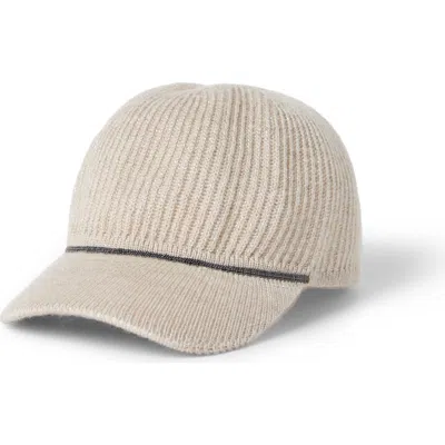 BRUNELLO CUCINELLI BRUNELLO CUCINELLI SPARKLING BASEBALL CAP WITH MONILI