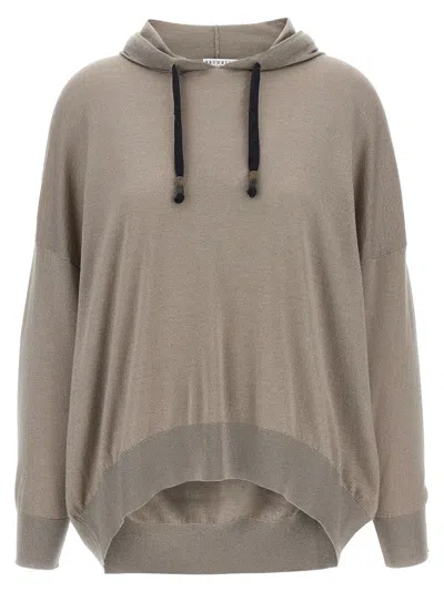 BRUNELLO CUCINELLI SPARKLING SWEATSHIRT BEIGE