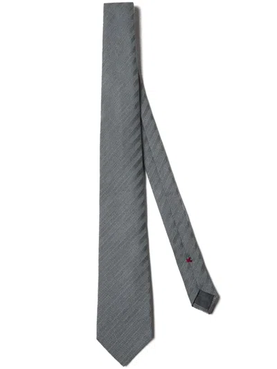 BRUNELLO CUCINELLI STRIPE-DETAILING TIE