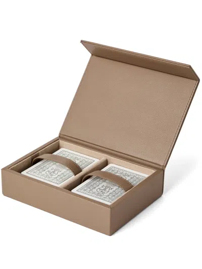 BRUNELLO CUCINELLI WATERCOLOUR-EFFECT CARDS (14.5CM X 6.5CM)